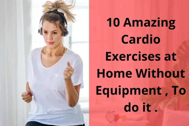 Cardio exercises at home without equipment , cardio exercises , cardio fit md