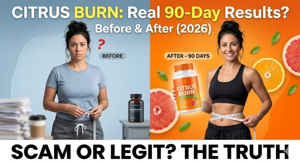 Citrus Burn before and after results